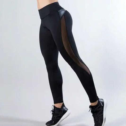 Ladies Black High Waisted GYM Joggers Sports Fitness Seamless Leggings Yoga Pants for Women Girls Energy Tights Trainning Wear