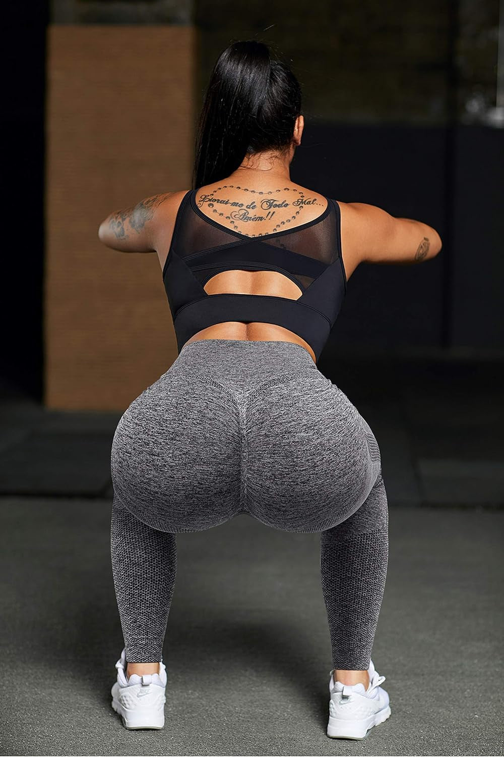 Women Scrunch Butt Lifting Leggings Seamless High Waisted Workout Yoga Pants